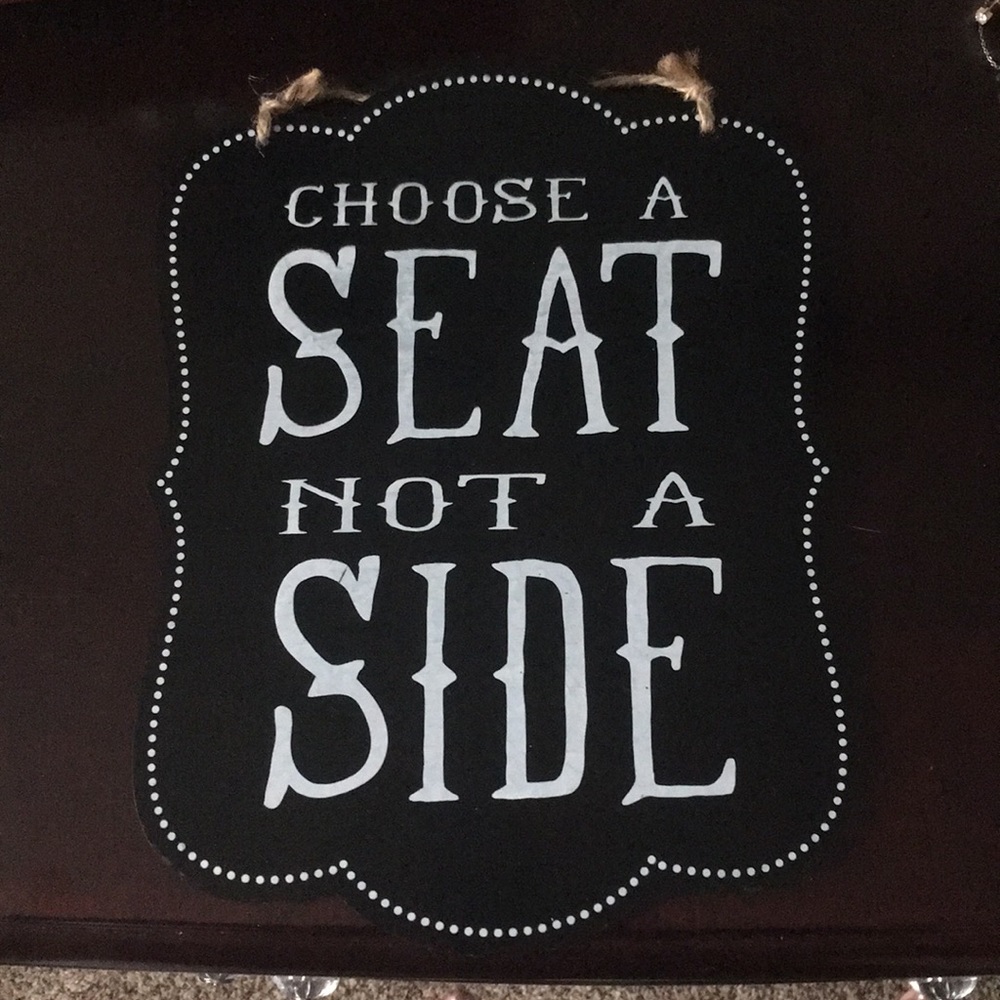 Wedding decorated chalkboard sign